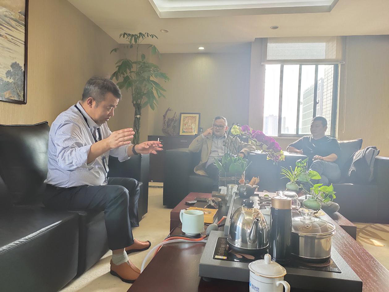 刘峻总经理带队拜访“全球数字矿山科技领导者”
